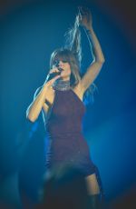 ALESSANDRA AMOROSO Performs on Stage of PalaPartenope for Her Fino a Qui Tour 2024 in Napoli 12/21/2024