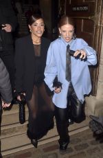 ALEX SCOTT and JESS GLYNNE Arrives at Katy Perry Gig at Central Hall Westminster in London 12/11/2024