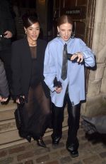 ALEX SCOTT and JESS GLYNNE Arrives at Katy Perry Gig at Central Hall Westminster in London 12/11/2024