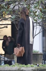 ALEXA CHUNG Out for Coffee in Golden Square in Soho 12/16/2024