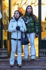 ALEXIA and PORTIA UMANSKY Out Shopping in Aspen 12/23/2024