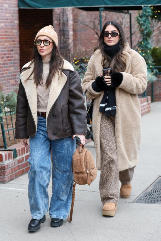 ALEXIA UMANSKY and FARRAH ALDJUFRIE Out Shopping in Aspen 12/23/2024