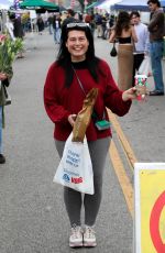 ALEXIS IACONO Out at the Studio City FGarmers Market 12/22/2024