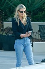 ALI LARTER Leaves a Meeting in Brentwood 12/09/2024