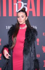 ALICE PEREGO at 125th Anniversary of Football Team AC Milan party at Armani Theatre in Milan 12/16/2024