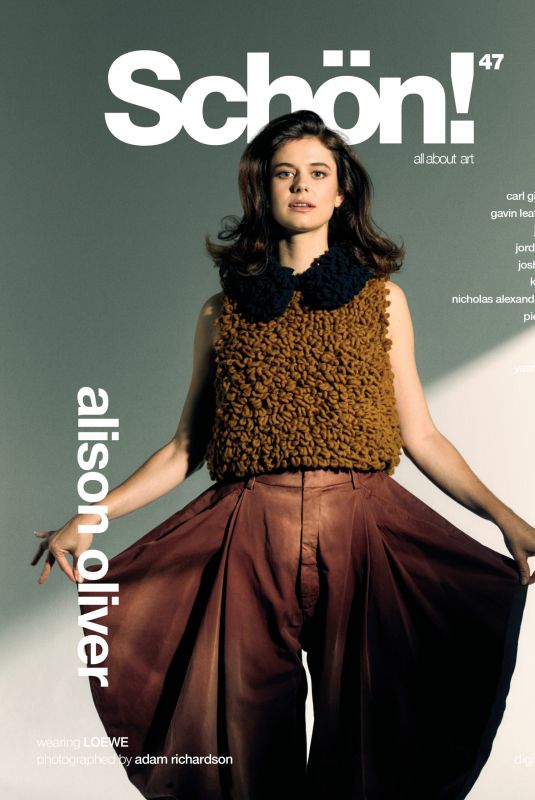 ALISON OLIVER for Schon! Magazine, December 2024