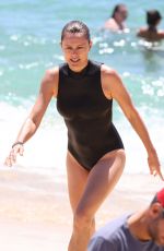 ALLISON LANGDON in Swimsuit at Bronte Beach in Sydney