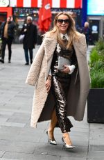 AMANDA HOLDEN Arrives at Global Radio in London 12/17/2024