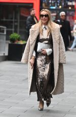 AMANDA HOLDEN Arrives at Global Radio in London 12/17/2024