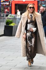 AMANDA HOLDEN Arrives at Global Radio in London 12/17/2024