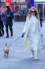 AMANDA HOLDEN Arrives at Heart Radio Studio in London 12/06/2024