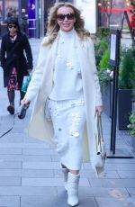 AMANDA HOLDEN Arrives at Heart Radio Studio in London 12/06/2024