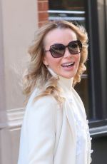 AMANDA HOLDEN Arrives at Heart Radio Studio in London 12/06/2024