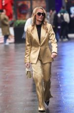 AMANDA HOLDEN Arrives at Heart Radio Studios in London 12/13/2024