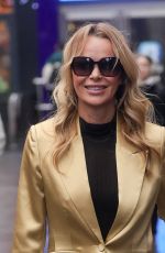 AMANDA HOLDEN Arrives at Heart Radio Studios in London 12/13/2024