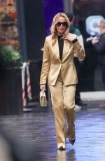AMANDA HOLDEN Arrives at Heart Radio Studios in London 12/13/2024