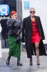 AMANDA HOLDEN, ASHLEY ROBERTS and LINDSEY RUSSELL Leaves Global Studios in London 12/12/2024