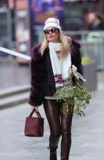AMANDA HOLDEN Leaves Heart Radio in London 12/09/2024