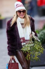 AMANDA HOLDEN Leaves Heart Radio in London 12/09/2024