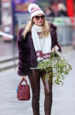 AMANDA HOLDEN Leaves Heart Radio in London 12/09/2024