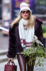 AMANDA HOLDEN Leaves Heart Radio in London 12/09/2024