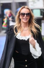 AMANDA HOLDEN Leaves Heart Radio Studio in London 12/18/2024