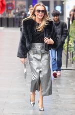 AMANDA HOLDEN Leaves Heart Radio Studios in London 12/16/2024