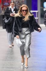 AMANDA HOLDEN Leaves Heart Radio Studios in London 12/16/2024
