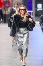 AMANDA HOLDEN Leaves Heart Radio Studios in London 12/16/2024