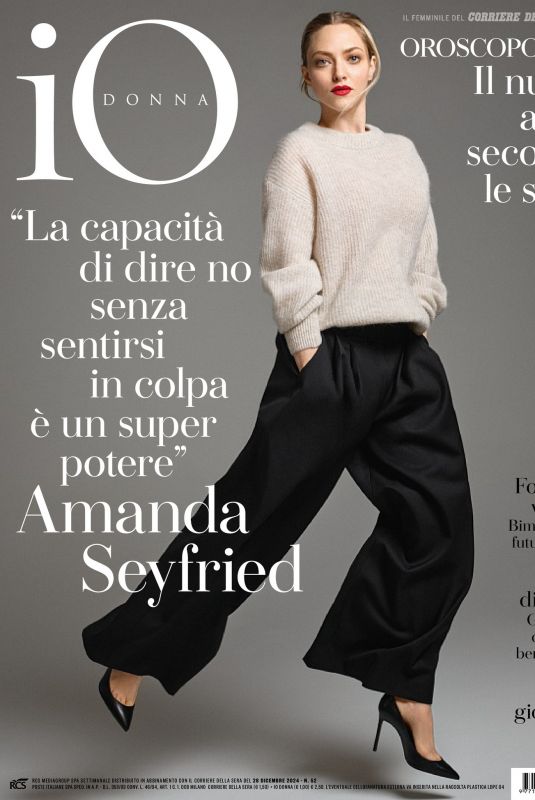 AMANDA SEYFRIED in Io Donna del Corriere della Sera, December 2024