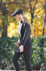 AMBER HEARD Out Jogging in Madrid 12//08/2024