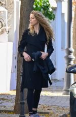 AMBER HEARD Out Jogging in Madrid 12//08/2024