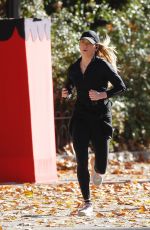 AMBER HEARD Out Jogging in Madrid 12//08/2024