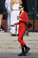 AMELIA HAMLIN Grabs Matcha After Workout at Alo Gym in Los Angeles 12/23/2024