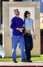 AMELIA HAMLIN Out with Mystery Man in West Hollywood 12/18/2024