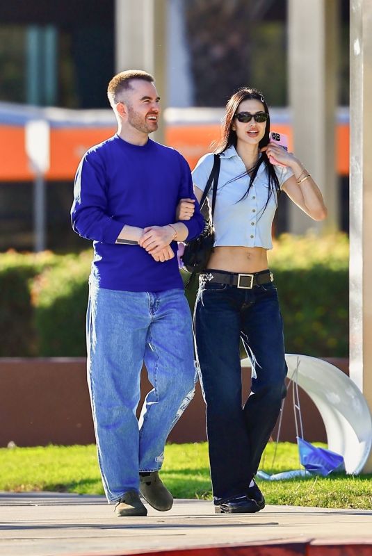 AMELIA HAMLIN Out with Mystery Man in West Hollywood 12/18/2024