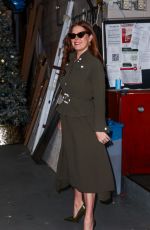 AMY ADAMS Arrives at Live with Kelly & Mark in New York 12/04/2024