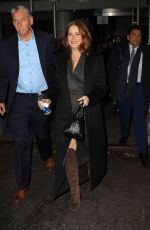 AMY ADAMS Leaves AMC Theatre in New York 12/04/2024