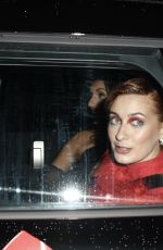 AMY DI BARTOLOMEO and GEORGIE BUCKLAND Leaves The Devil Wears Prada: The Musical World Premiere Party in London 12/01/2024