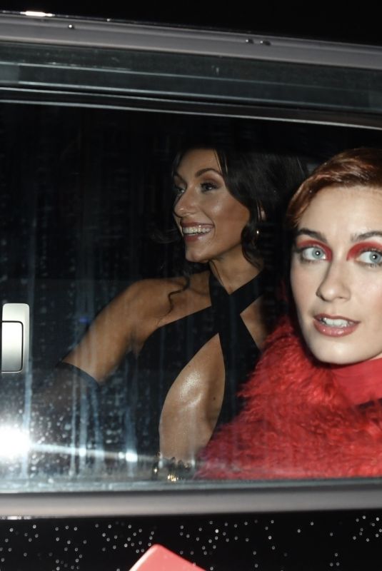 AMY DI BARTOLOMEO and GEORGIE BUCKLAND Leaves The Devil Wears Prada: The Musical World Premiere Party in London 12/01/2024