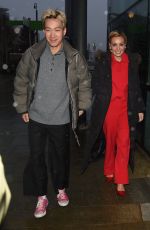 AMY DOWDEN Leaves BBC Breakfast Studios in Manchester 12/18/2024