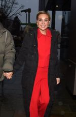 AMY DOWDEN Leaves BBC Breakfast Studios in Manchester 12/18/2024