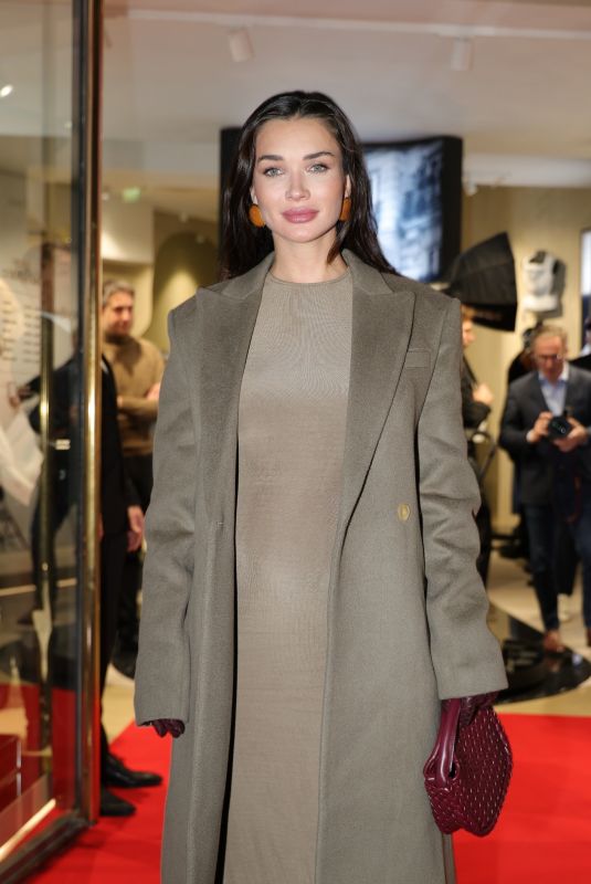 AMY JACKSON at Inauguration of a Baby Stroller Boutique in Paris 12/04/2024