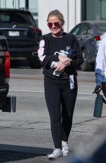 AMY POEHLER Heading to Pilates Class in Los Angeles 12/07/2024