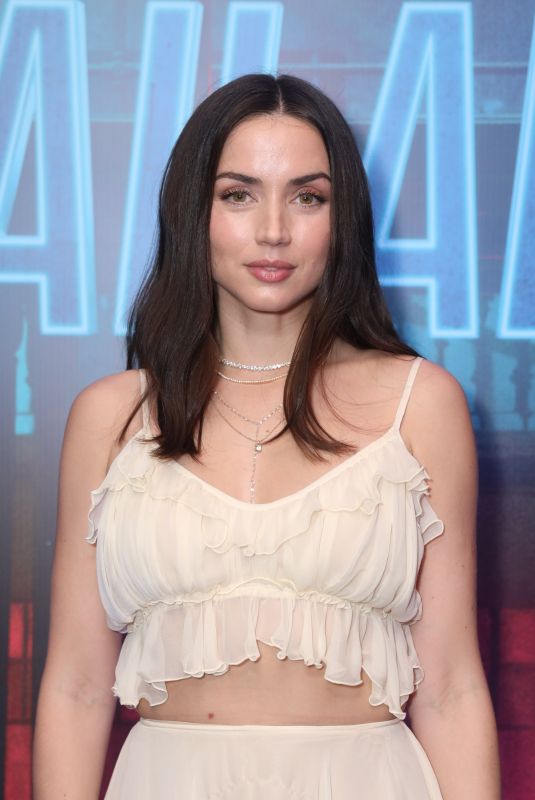 ANA DE ARMAS at a Cocktail Party for Ballerina at CCXP in Sao Paulo 12/07/2024