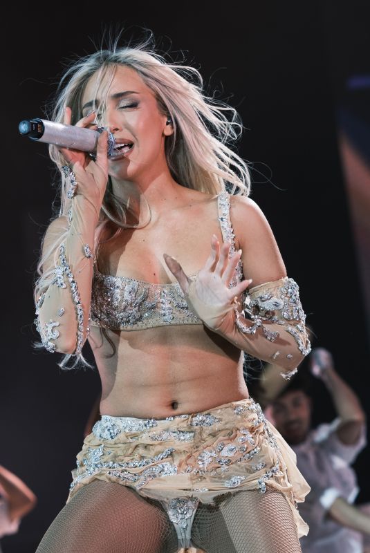 ANA MENA Performs at Bellodrama Tour Concert at Wizcenter in Madrid 12/22/2024