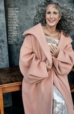 ANDIE MACDOWELL in Grazia Italy, December 2024