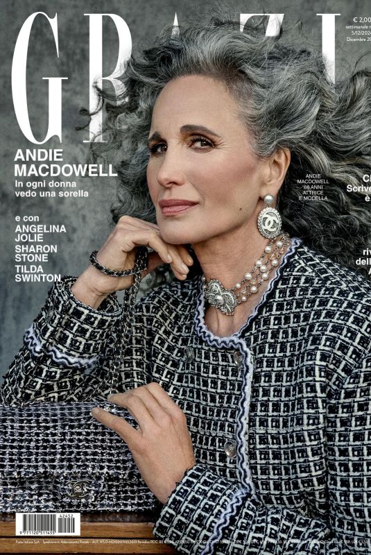 ANDIE MACDOWELL in Grazia Italy, December 2024
