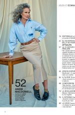 ANDIE MACDOWELL in Grazia Italy, December 2024