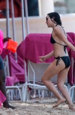 ANDREA COR Out on the Beach at Sandy Lane Hotel in Barbados 12/22/2024